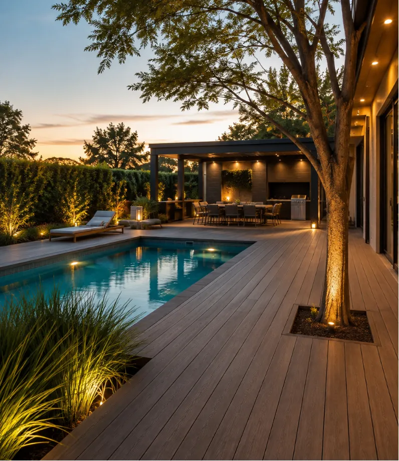 Deck exterior de WPC